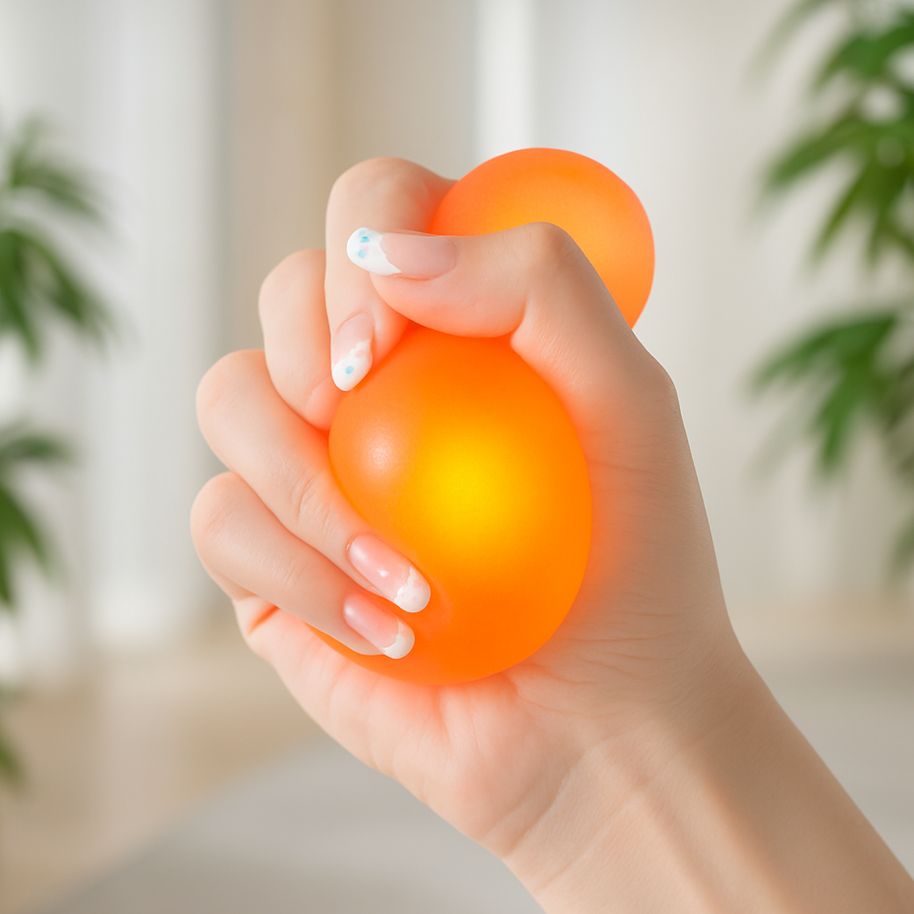 BALLE ANTI STRESS ENFANT ORANGE