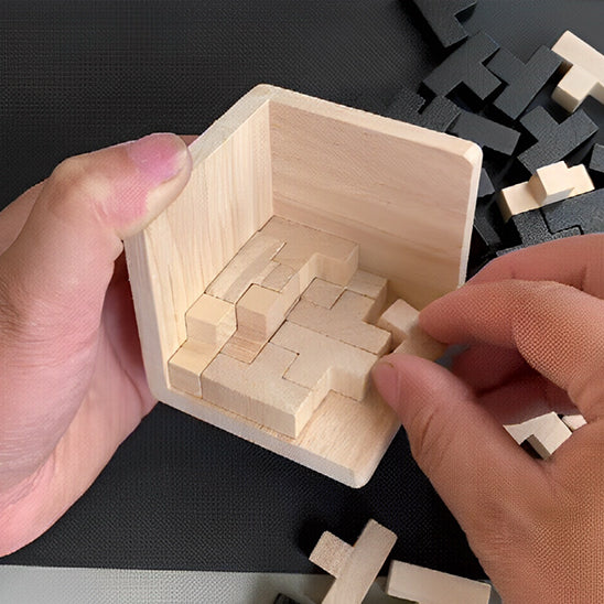 CASSE TETE EN BOIS-CUBE- 54 T