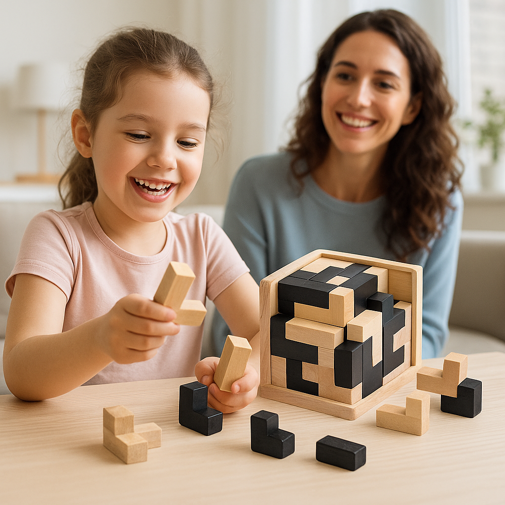 CASSE TETE EN BOIS-CUBE- 54 T