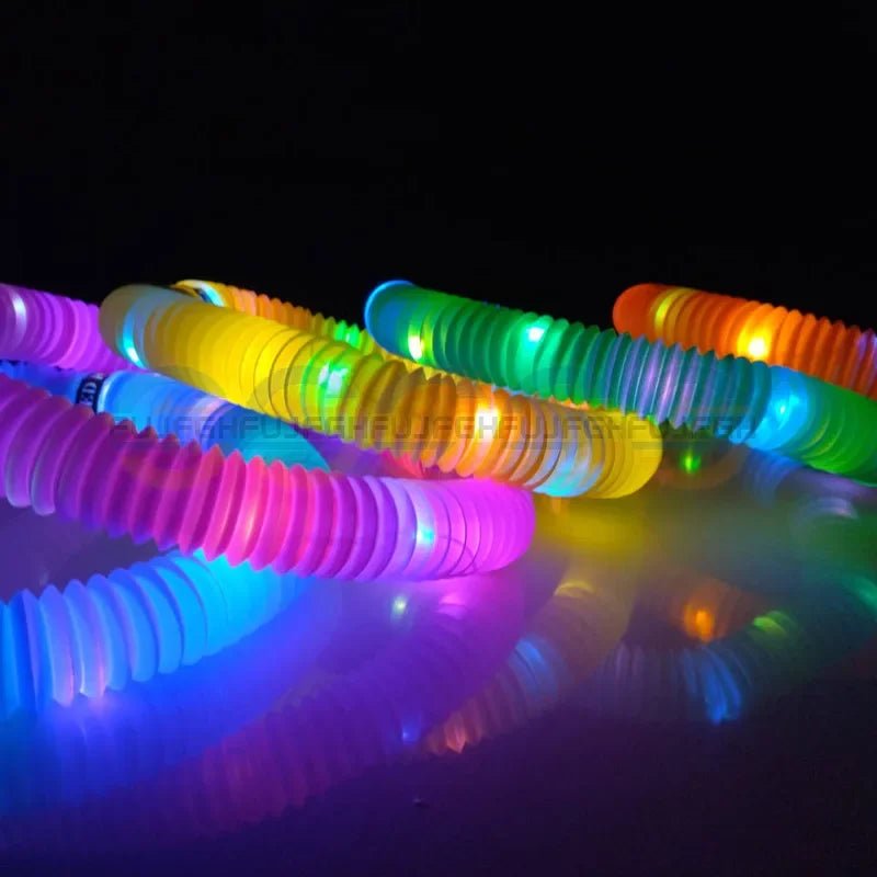 Fidget Pop Tubes Lumineux Flash Led