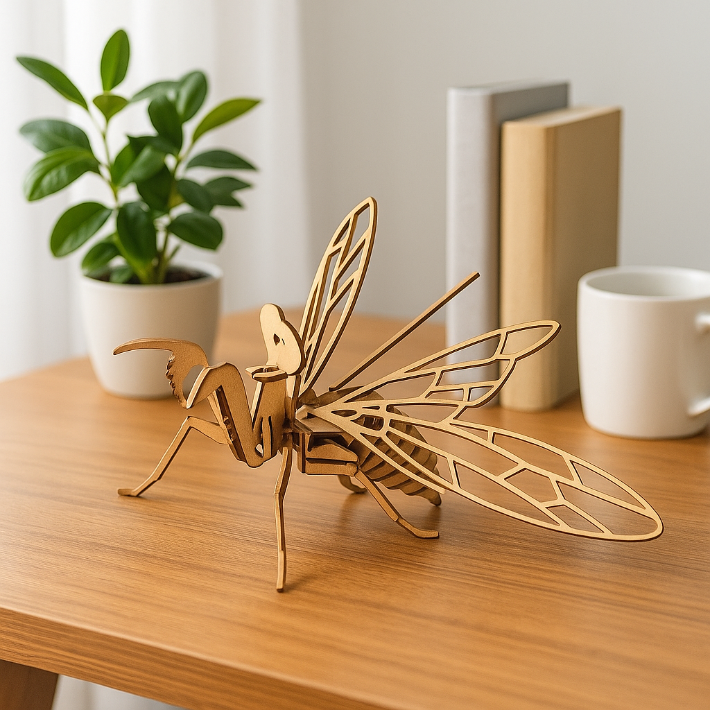 Puzzle 3D En Bois Insectes