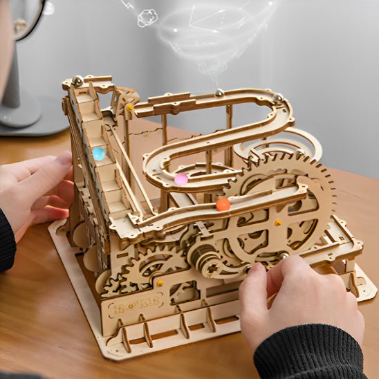 PUZZLE 3D BOIS - CIRCUIT A BILLES