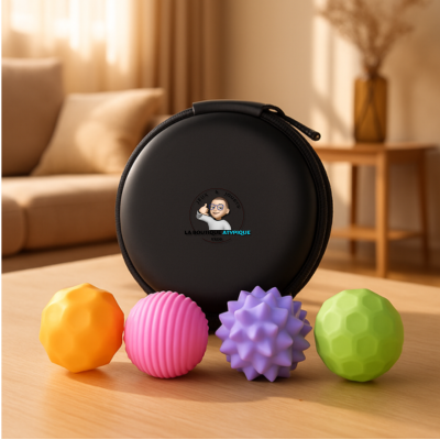 Balles Magnétiques en Silicone MULTICOLOR