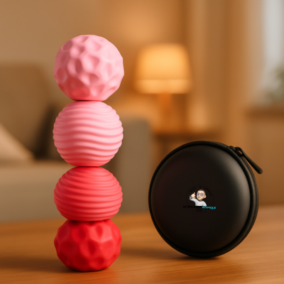 Balles Magnétiques en Silicone PINK