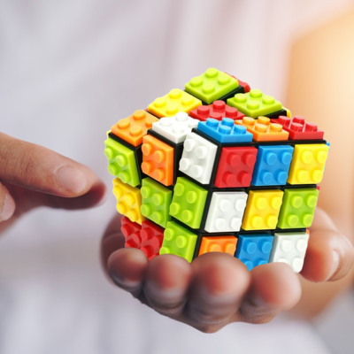 Rubiks Cube 3X3 Building Blocks Cube