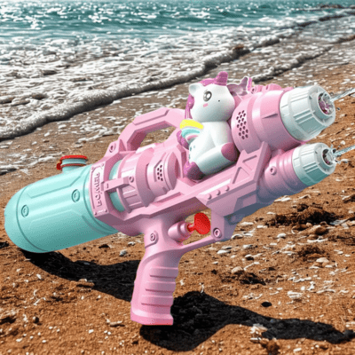 PISTOLET À EAU-LICORNE-ROSE-SUPER SOAKER