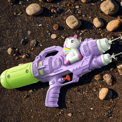 PISTOLET À EAU-LICORNE-VIOLET-SUPER SOAKER
