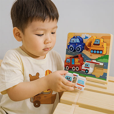 puzzle 3D bois-apprentissage coordination main Ćil