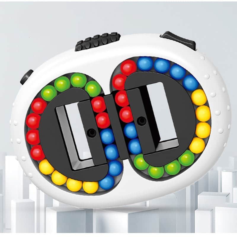 CASSE TETE ENFANT ROTATIF BLANC- Fidget Marbles