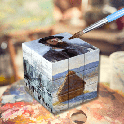 CUBE 3X3-CLAUDE MONET