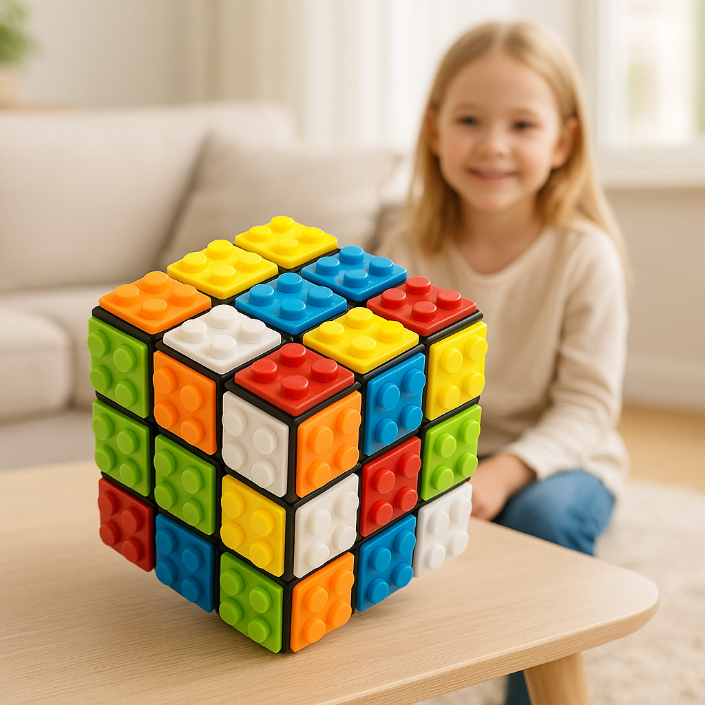 Sans autocollant - Cube magique magnétique 3x3, Puzzle intelligent, Casse tête, Jouets éducatifs Sans autocollant - Cube magique magnétique 3x3, Puzzle intelligent, Casse tête, Jouets éducatifs