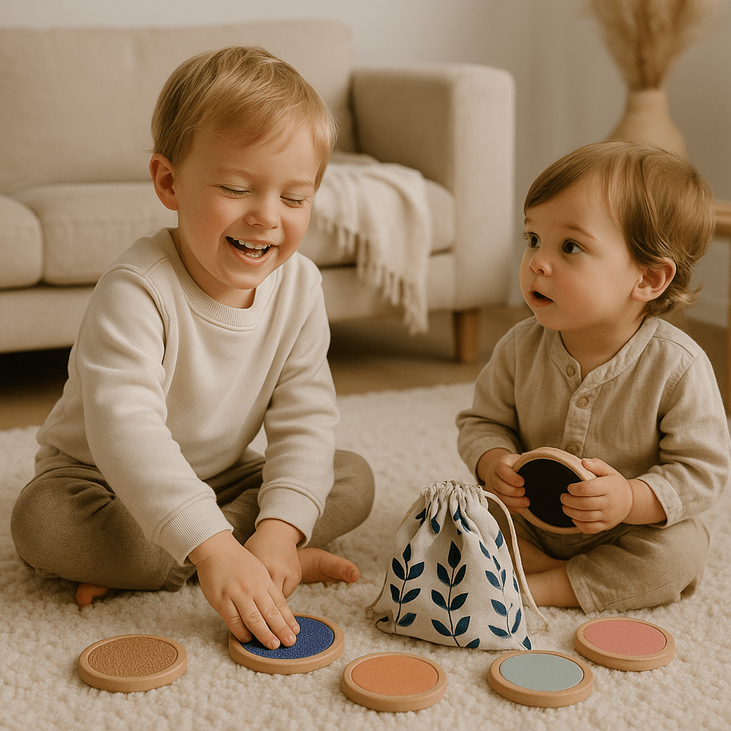 DISQUES SENSORIELS TEXTURÉS-MONTESSORI