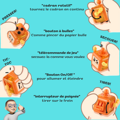 FIDGET-CUBE-ANTI STRESS