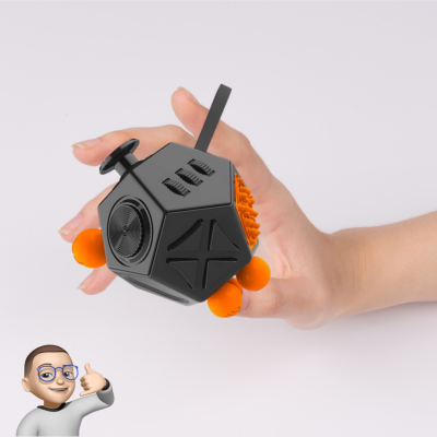 FIDGET-CUBE-12 FACES-FIDGET TOYS