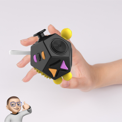 FIDGET-CUBE-12 FACES-FIDGET TOYS