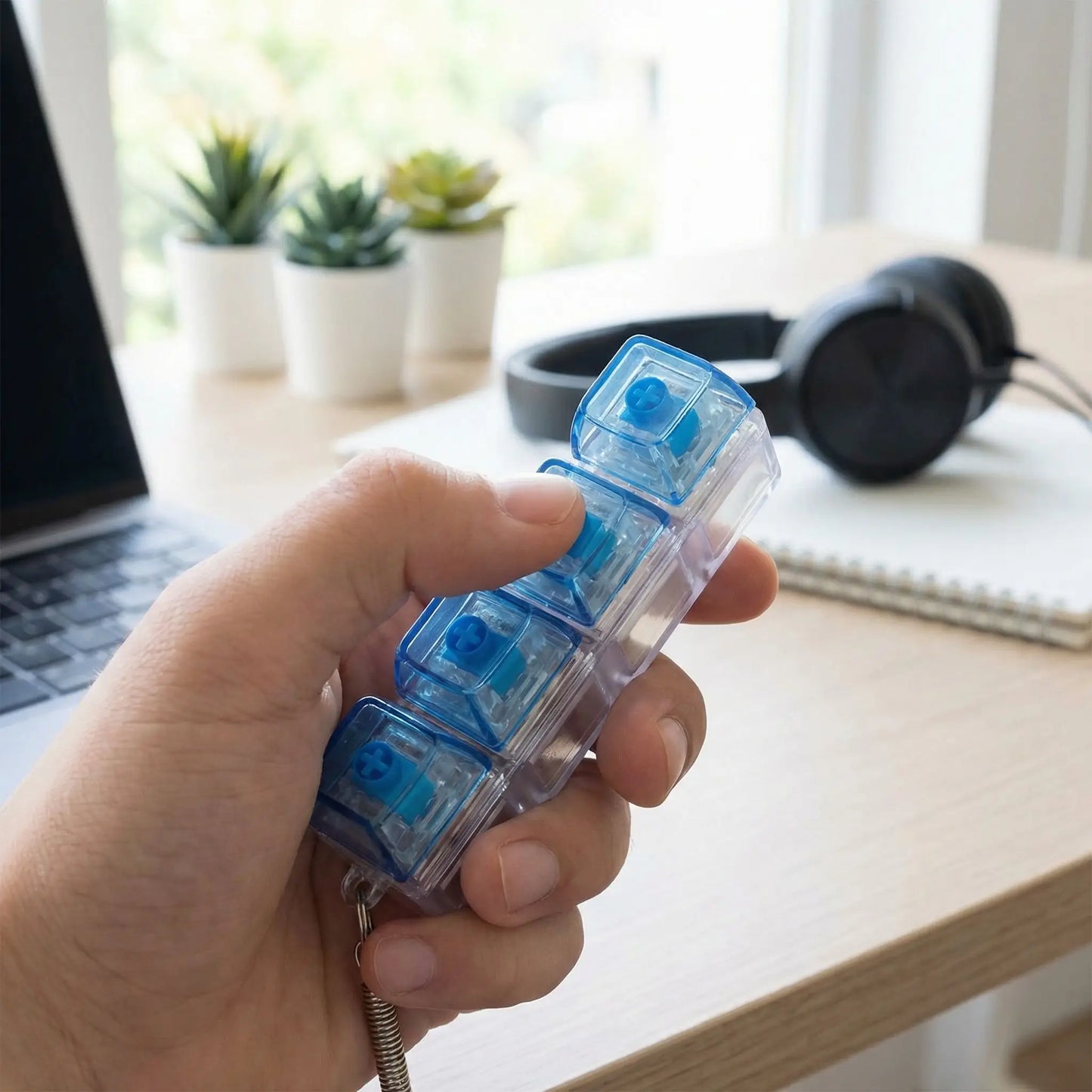 Fidget clavier bleu- jouet anti stress