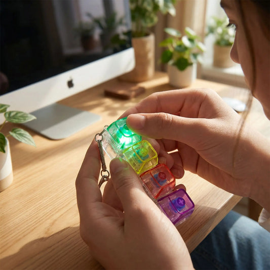 Fidget clavier multicolore 
