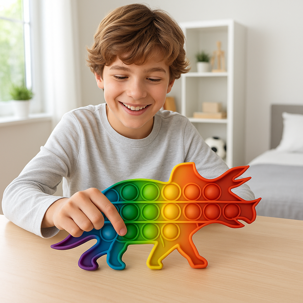 POP IT-DINOSAURE-RAINBOW