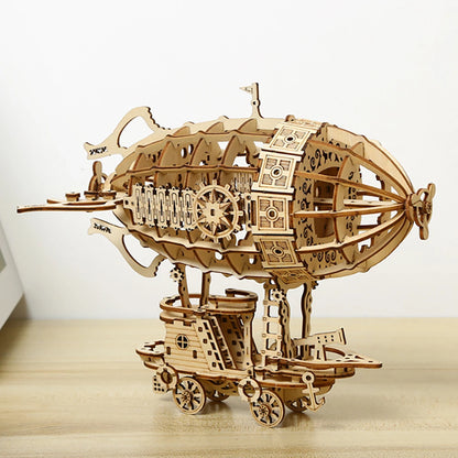 PUZZLE 3D BOIS-PUZZLE 3D-BALLON DIRIGEABLE ZEPPELIN
