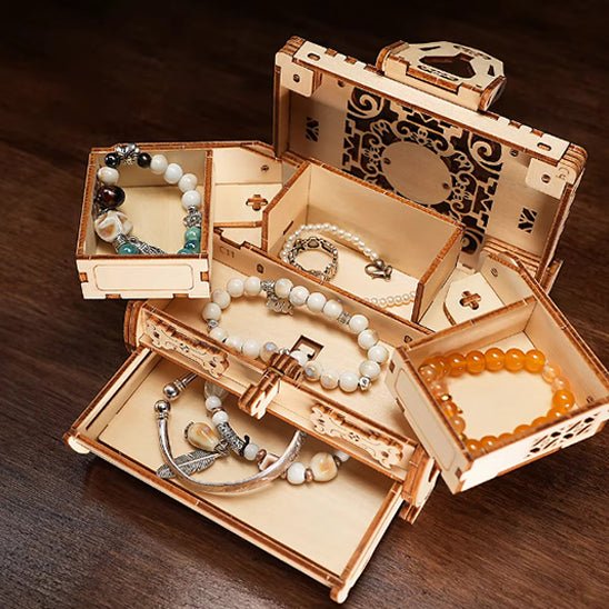 PUZZLE 3D BOIS - Boite à Bijoux