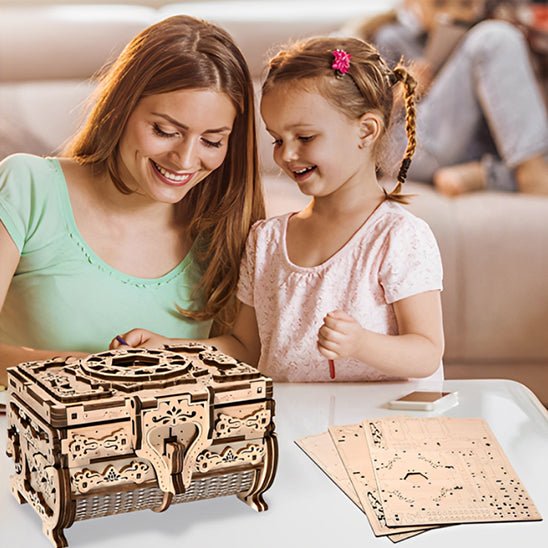 PUZZLE 3D BOIS - Boite à Bijoux
