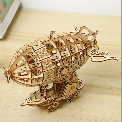 PUZZLE 3D BOIS-PUZZLE 3D-BALLON DIRIGEABLE ZEPPELIN