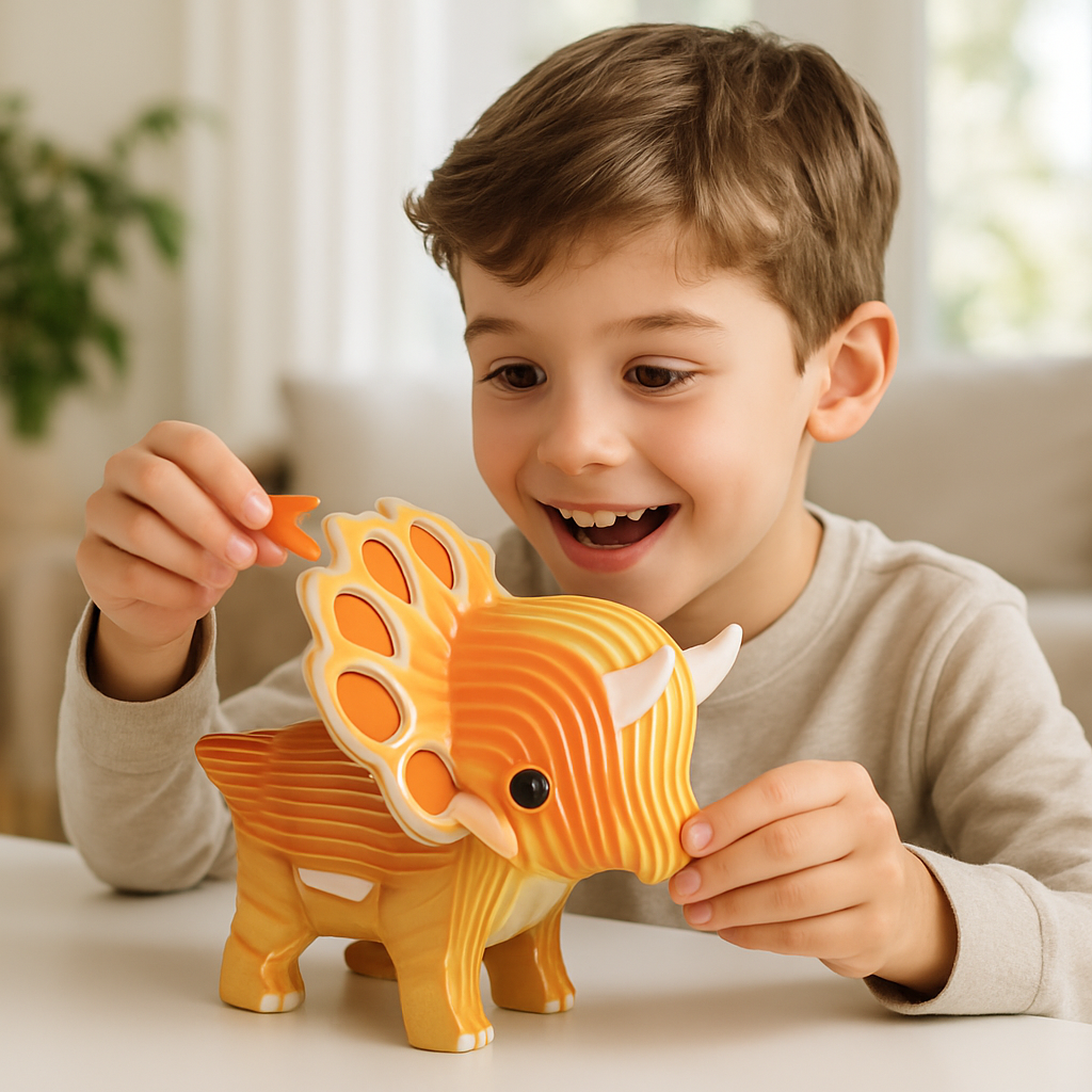 Puzzle 3D Carton Enfant Dinosaure