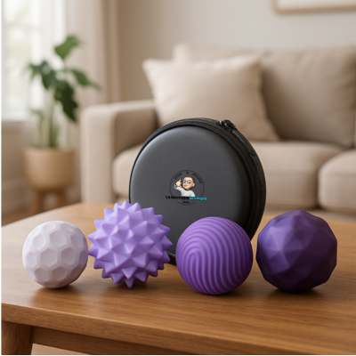 BALLE MAGNETIQUE SILICONE purple