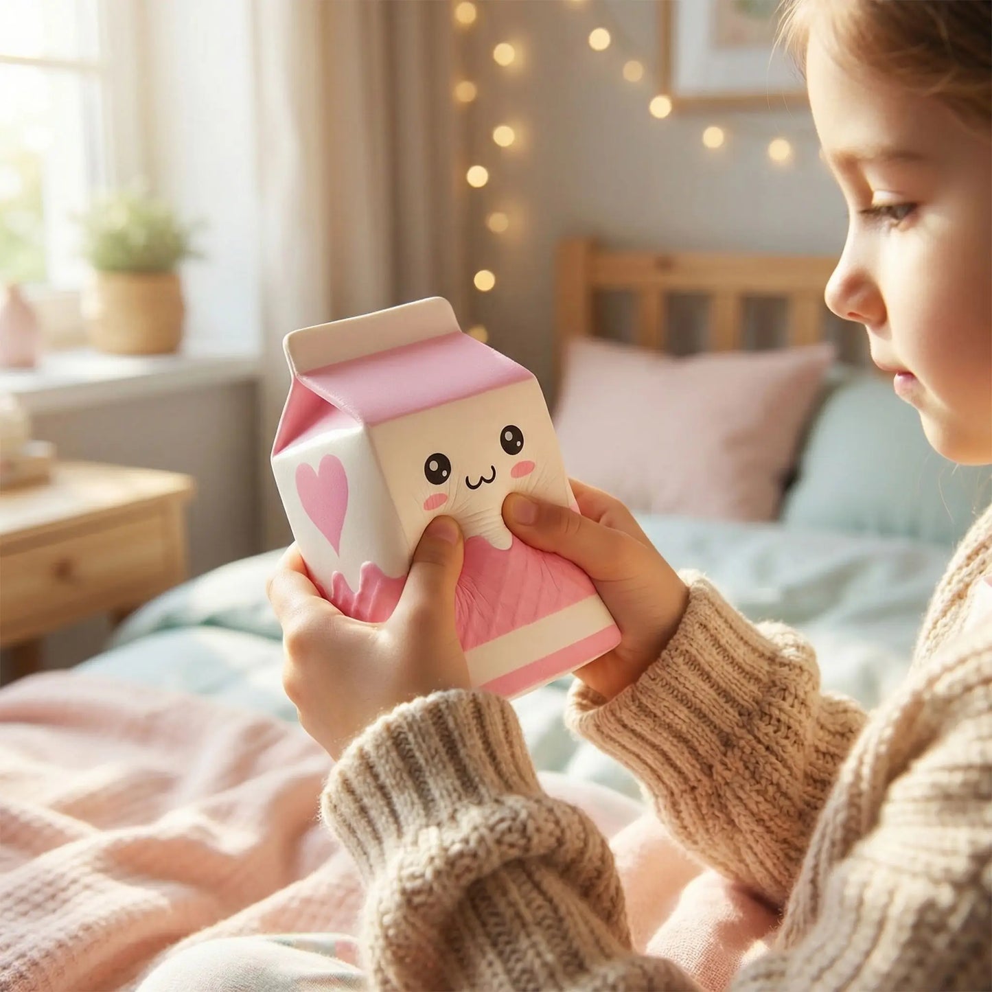 SQUISHY-SQUISHIES  Jumbo brique de lait  à montée lente