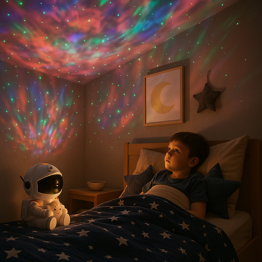 Veilleuse multicolore pour relaxation et sommeil des enfants