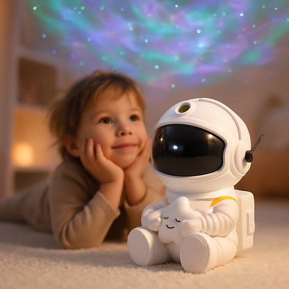 Veilleuse projection nébuleuse multicolore pour enfants