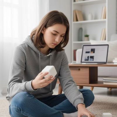 squishy tofu-Balle anti stress 