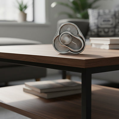 Jouet Anti‑Stress METAL| Push & Spin EDC