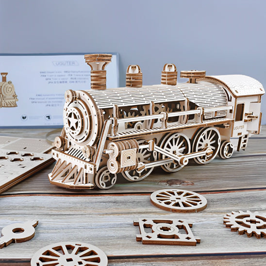 PUZZLE 3D BOIS| LOCOMOTIVE