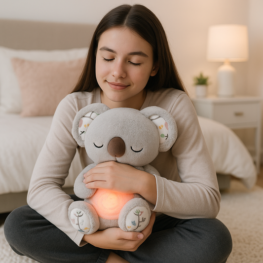 peluche qui respire-apaisant soulagement de l'anxiété respiration Koala