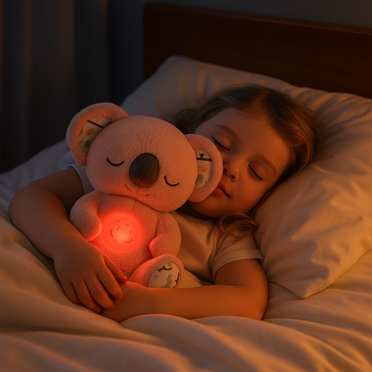 peluche respirante Koala -musique et lumières