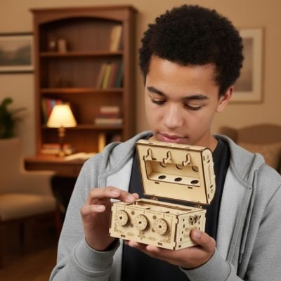 puzzle 3D bois éducatif