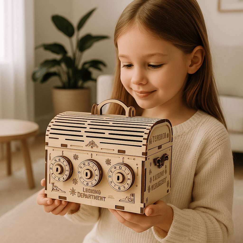 puzzle 3D bois éducatif enfant