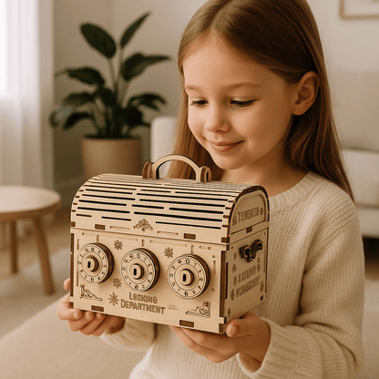 puzzle 3D bois éducatif enfant