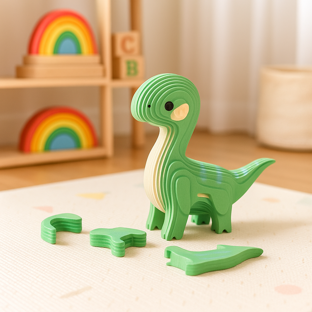 Puzzle 3D Carton Enfant Dinosaure