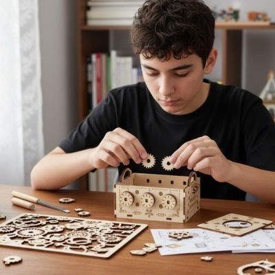 puzzle bois 3D apprentissage ludique